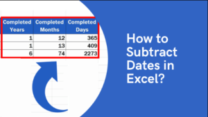 how to subtract in excel